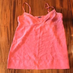 Aritzia Wilfred 💯% Silk Pink Tank Top Small